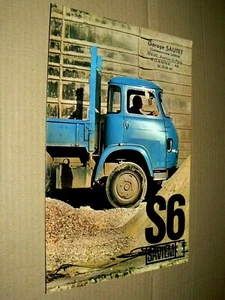 Prospectus Camion SAVIEM S6 RENAULT Brochure Truck LKW Catalogue - Imagen 1 de 1