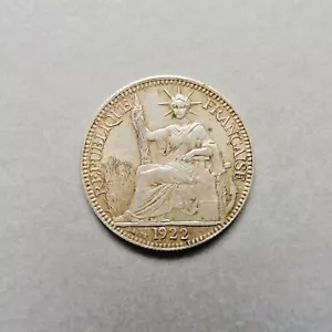 Indochine Française - 10 Cent. - 1922 A Paris - Imagen 1 de 2