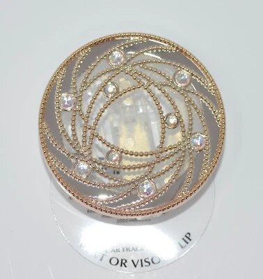 BATH & BODY WORKS CUENTAS DORADAS GEMAS SOPORTE PORTÁTIL AROMA VISERA DE VENTILACIÓN CLIP COCHE FRESCO Foto 1 de 4