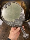 Mogins Ballin Danemark Miroir Face à Main Étain Art Nouveau Jugendstil Deco