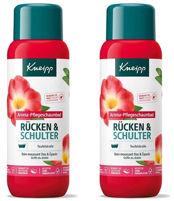 KNEIPP Aroma Pflegeschaumbad RÜCKEN & SCHULTER mit Teufelskralle Baden 2x 400ml - Bild 1 von 2