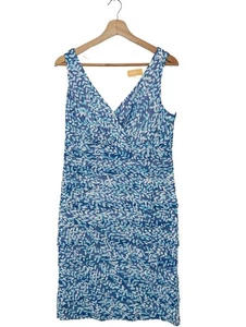 BIBA Vestido cruzado Mujeres Vestido Talla EU 36 azul-blanco look casual - Imagen 1 de 5