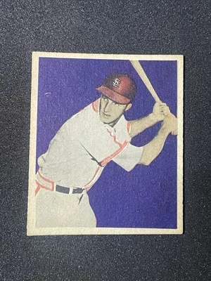 1949 Bowman STAN MUSIAL карта RAW с лентой * очень чистый, по центру, цвет и фокус - Изображение 1 из 4