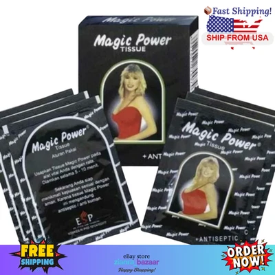 Tejido húmedo antiséptico Super Magic para hombre 6 sobres x 3 - Stock listo Foto 1 de 4