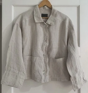 OSKA - Women’s Lightweight Linen Jacket Size EUR 2 / UK 12 - Picture 1 of 16