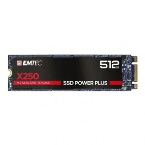 Disco EMTEC SSD 512GB X250 M2 SATA3 hasta 520 MB/s, Nuevo - Imagen 1 de 1