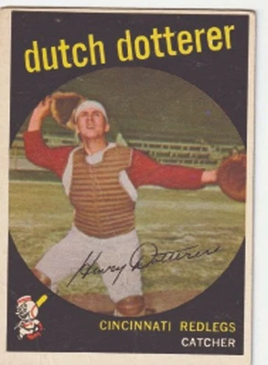 Topps Baseball #288 Dutch Dotterer 1959 Foto 1 de 2