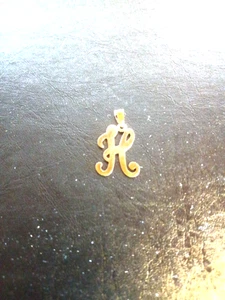 NEW Solid 9ct Gold Pendant INITIAL H, 9ct Gold Birthday or Anniversary Gift, NEW - Picture 1 of 5