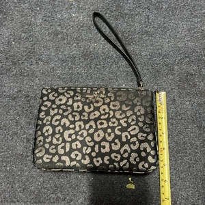 Kate Spade S362 Zip Wallet Black Leopard glitter - Picture 1 of 9
