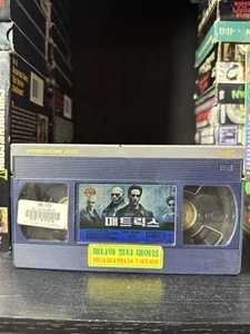 The Matrix Korean VHS (no Slip, Just A Naked Tape. - Picture 1 of 6