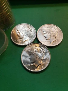 Unordinary Original 1924-P Peace Dollar High End Roll Of 20. Not Typical Coins - Picture 1 of 3