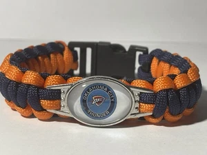 Oklahoma City Thunder NBA Paracord Bracelet NEW - Picture 1 of 2