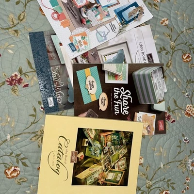 Лот из 4 книг и каталогов идей Stampin' Up бумажные проекты для рукоделия  - Изображение 1 из 4