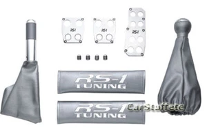 RS-1 Racing Tuner Combo Kit Silver CF Shifter Pedal etc - Bild 1 von 1