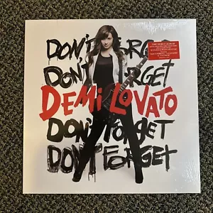 Demi Lovato - Don't Forget Clear Red Black Splatter Vinyl LP - Picture 1 of 3