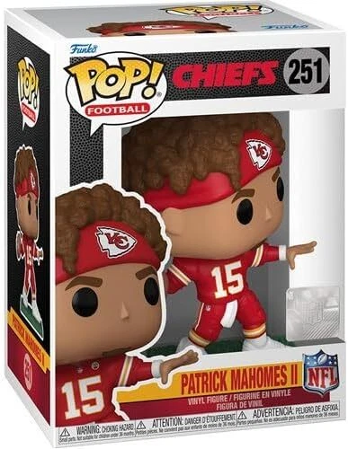 PATRICK MAHOMES - KANSAS CITY CHIEFS - FUNKO POP - BRAND NEW - NFL 79684