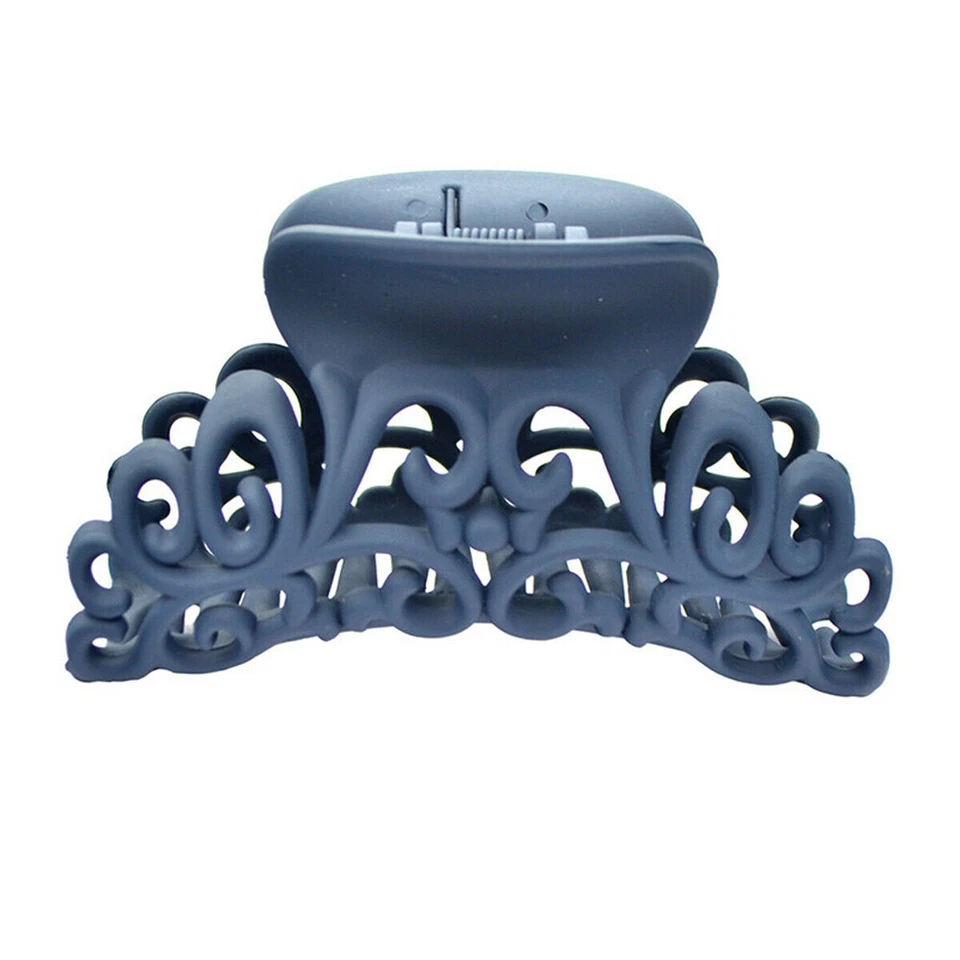 Pinza exfoliante grande para mujeres talla hueca pinza de cangrejo peinado agarre pasador Foto 1 de 4