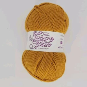 Brown Sheep Co Nature hilado 100 % lana peso peinado hilo cosecha oro 3,5 oz - Imagen 1 de 3