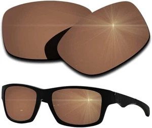 POLARIZED Replacement Lens for-OAKLEY Jupiter Squared OO9135 Sunglasses - Brown - Picture 1 of 2