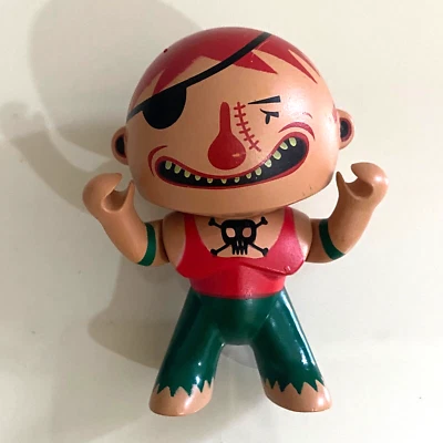 Boneco de ação posável pirata Djeco 2” 3” brinquedos artísticos - Imagem 1 de 3