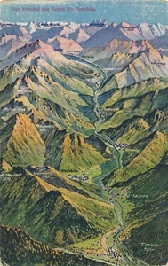 AK Kanaltal von Tarvis bis Pontebba Italien Ansichtskarte (8827) - Imagen 1 de 2