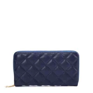 Acess Women's Long Wallet With Lattice Design VKP1618 - Blue - Picture 1 of 2