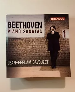 Beethoven: Complete Piano Sonatas: Jean- Efflam Bavouzet: 9-CD Box Set: Like New - Foto 1 di 3