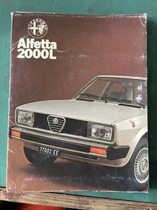 Alfa Romeo Alfetta 2000 Cartella Press Release 1978 - Foto 1 di 3