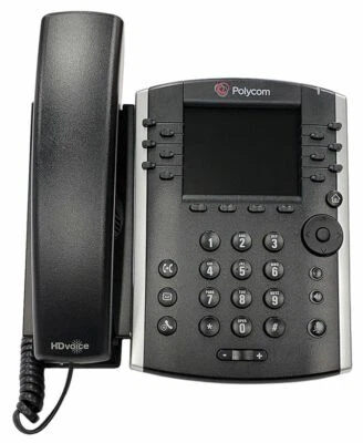 Polycom VVX 411 2200-48450-025 IP Phone 12-Line Business Media VoIP Gigabit NEW - Image 1 of 4