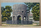 The Old Stone Mill Newport Rhode Island Ancient Viking Tower Linen Postcard
