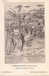 ART - Engraving - Francesco Rosselli: "Petrarch's 'Triumph of Love'" - Picture 1 of 2