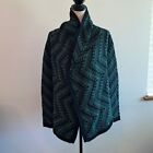Torn By Ronny Kobo drape open cardigan lambswool size Extra Small