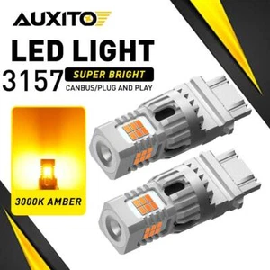 Par 3157 3156 Canbus ámbar naranja LED intermitente bombilla de estacionamiento sin errores - Imagen 1 de 9