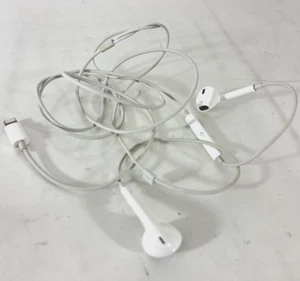 Auriculares estéreo originales Apple micrófono remoto conector Lightning oído con cable - Imagen 1 de 8