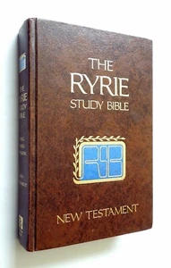 The Ryrie Study Bible: New Testament (King James Version) - 1976 hc, Moody Press - Picture 1 of 16