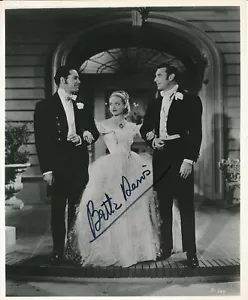 Bette Davis Schauspielerin handsigniert Vintage 8x10 B/W Foto ""Isebel"" JSA 180350 - Bild 1 von 3