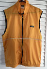 HIND Men's Full Zip Cycling Athletic Wear Vest Yellow Size L