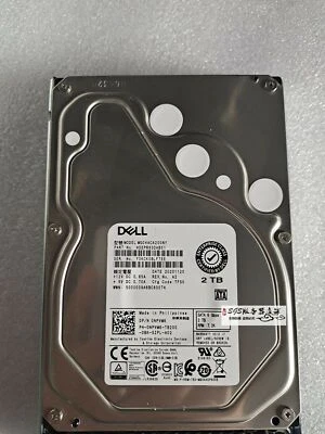 Dell 2T SATA 3.5' 7.2K 6Gb 0NPVM6 MG04ACA200NY servers hard drive hdd - Image 1 of 2