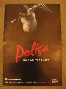 Polica - Give you the Ghost - PROMO POSTER - Picture 1 of 1