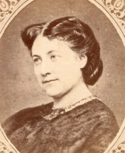 Actress Madeleine Brohan France old CDV Figaro 1875 - Imagen 1 de 4