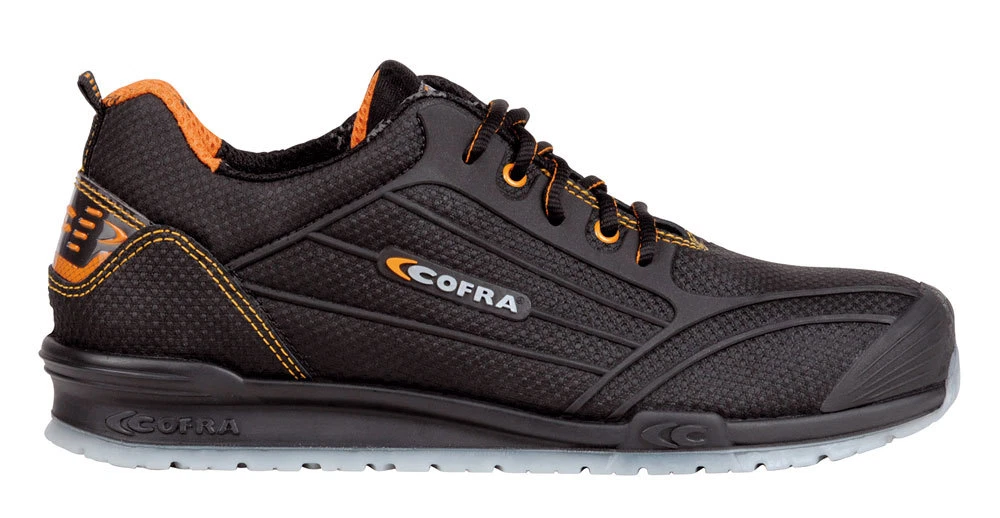 Cofra 78802 Sicherheitsschuhe S3 SRC – Größe 44, Schwarz, Mit Alu-Kappe, Atmungsaktiv, Antistatisch