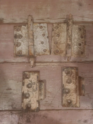 Lot of Antique Vintage Door Hinges Victorian Cover
