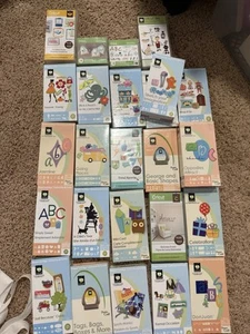 ENORME lotto di 24 cartucce Cricut custodia plastica manuale tastiera sovrapposizione * - Foto 1 di 8