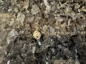 Anhänger Zirkonia Cluster goldfarben  - Bild 1 von 2