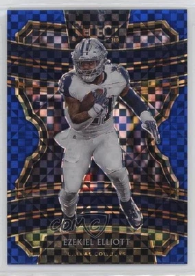 2019 Panini Select Concourse Blue Prizm /175 Ezekiel Elliott #74 - Image 1 of 2