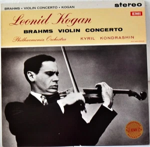 AUDIOPHILE TESTAMENT EMI SAX 2307 UK BRAHMS "Violin Cto" Leonid KOGAN NEW - Picture 1 of 3