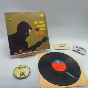 Alirio Díaz- 400 Years Of The Classical Guitar EX/VG+ Ultrasonic Clean Vinyl Re - Picture 1 of 3