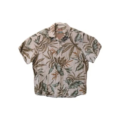 Camisa hawaiana abotonada Margaritaville Its 5 en punto Somewhere para hombre L floral Foto 1 de 4