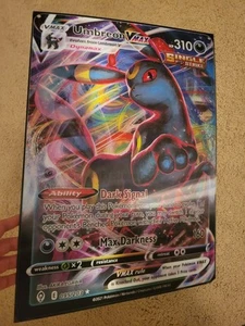 Pokémon Evolving Skies Sylveon / Umbreon VMAX 3D Lenticular Poster - Picture 1 of 7
