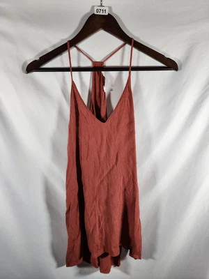 Top sin mangas Dainty Hooligan S marrón usado para mujer Foto 1 de 4